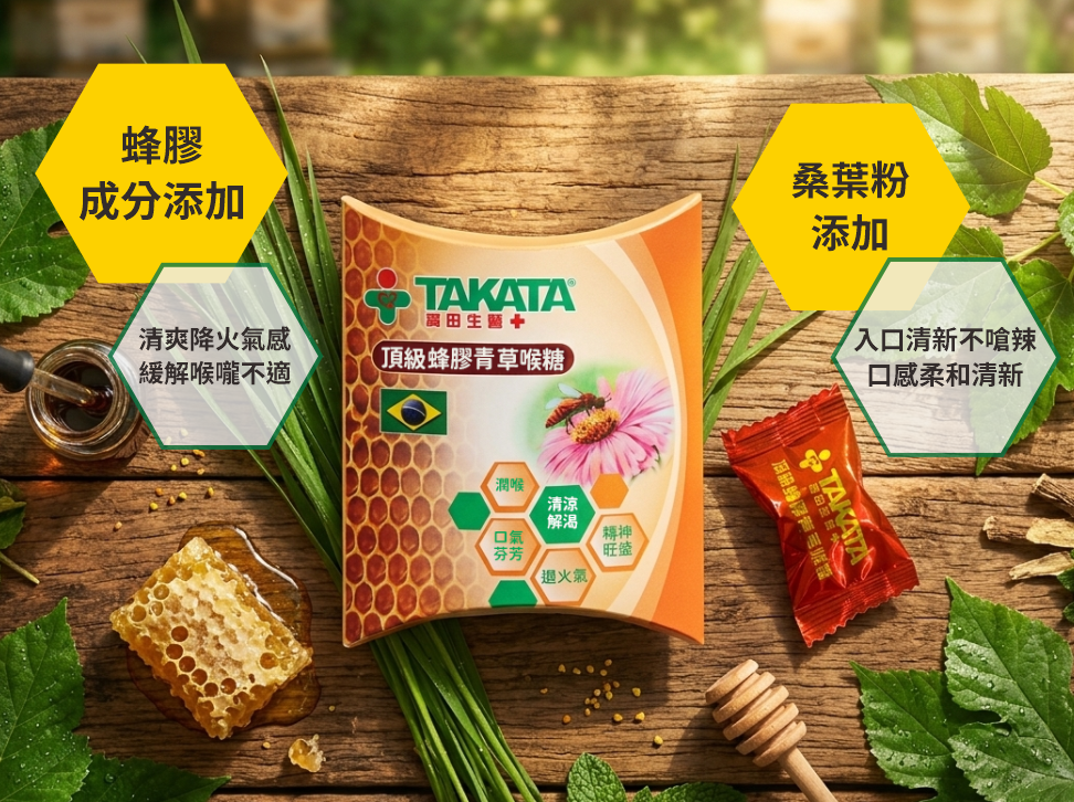 蜂膠青草喉糖 產品介紹圖